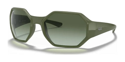 Ray-Ban RB4337 Sunglasses Military Green / Green Gradient