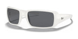 Ray-Ban RB4338 Sunglasses White / Dark Grey