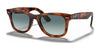 Ray-Ban WAYFARER RB4340 Sunglasses | Size 50 / Red Havana №63973M / Blue Gradient (2N 21%)