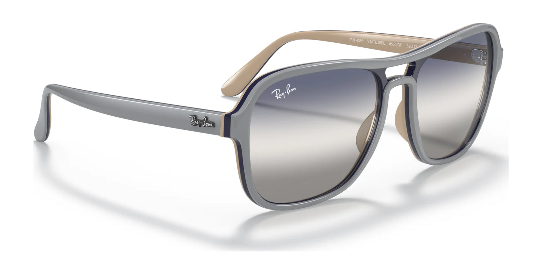Ray-Ban STATE SIDE RB4356 Sunglasses | Size 58