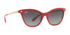 Ray-Ban RB4360 Sunglasses | Size 54 / Red №123411 / Grey Gradient (2N 30.0%)