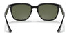 Ray-Ban RB4362 Sunglasses | Size 55 / Black №601/71 / Green (3N 12.9%)