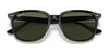 Ray-Ban RB4362 Sunglasses | Size 55 / Black №601/71 / Green (3N 12.9%)