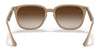 Ray-Ban RB4362 Sunglasses | Size 55 / Black №601/71 / Green (3N 12.9%)