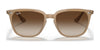 Ray-Ban RB4362 Sunglasses | Size 55 / Black №601/71 / Green (3N 12.9%)