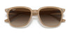 Ray-Ban RB4362 Sunglasses | Size 55 / Black №601/71 / Green (3N 12.9%)
