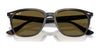 Ray-Ban RB4362 Sunglasses | Size 55 / Black №601/71 / Green (3N 12.9%)