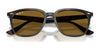 Ray-Ban RB4362 Sunglasses | Size 55 / Black №601/71 / Green (3N 12.9%)