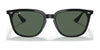Ray-Ban RB4362F Sunglasses | Size 55 / Black №901/71 / G-15 Green (3N 14.0%)