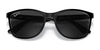 Ray-Ban RB4374 Sunglasses | Size 56 / Black №601/31 / Green (3N 13.2%)