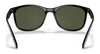 Ray-Ban RB4374F Sunglasses | Size 58 / Black №601/31 / Green (3N 13.2%)