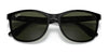 Ray-Ban RB4374F Sunglasses | Size 58 / Black №601/31 / Green (3N 13.2%)