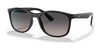 Ray-Ban RB4374F Sunglasses | Size 58 / Black №601/M3 / Grey Gradient (Polarized) (2P 18.01%)
