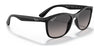 Ray-Ban RB4374F Sunglasses | Size 58 / Black №601/31 / Green (3N 13.2%)