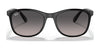 Ray-Ban RB4374F Sunglasses | Size 58 / Black №601/31 / Green (3N 13.2%)
