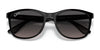 Ray-Ban RB4374F Sunglasses | Size 58 / Black №601/31 / Green (3N 13.2%)