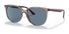 Ray-Ban RB4378 Sunglasses | Size 54 / Transparent Grey №65722V / Dark Blue (Polarized) (3P 16.0%)