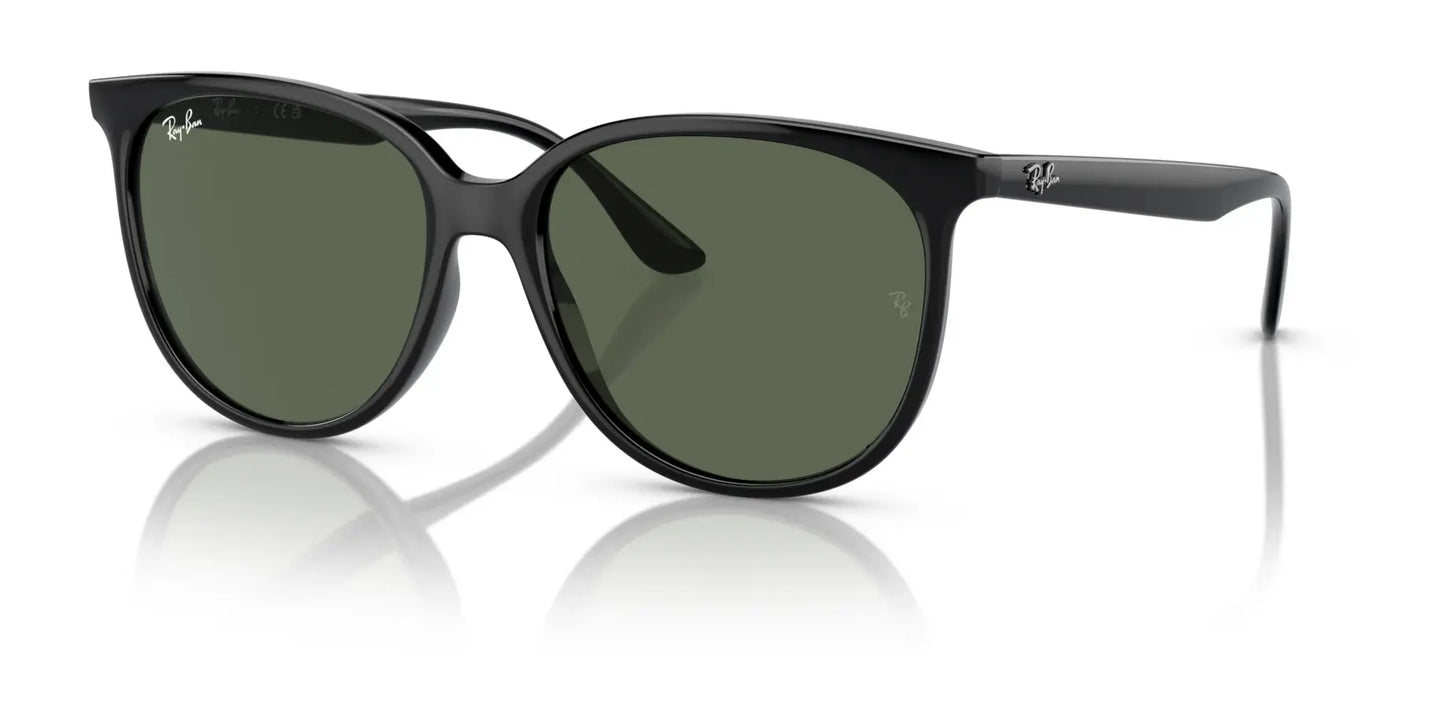 Ray-Ban RB4378F Sunglasses Black / Dark Green