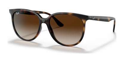 Ray-Ban RB4378F Sunglasses Havana / Gradient Brown