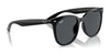 Ray-Ban RB4379D Sunglasses | Size 55 / Black №601/71 / Dark Green (3N 12.9%)