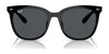 Ray-Ban RB4379D Sunglasses | Size 55 / Black №601/71 / Dark Green (3N 12.9%)