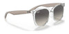 Ray-Ban RB4379D Sunglasses | Size 55 / Black №601/71 / Dark Green (3N 12.9%)