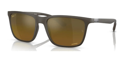 Ray-Ban RB4385 Sunglasses Brown / Brown / Gold (Polarized)