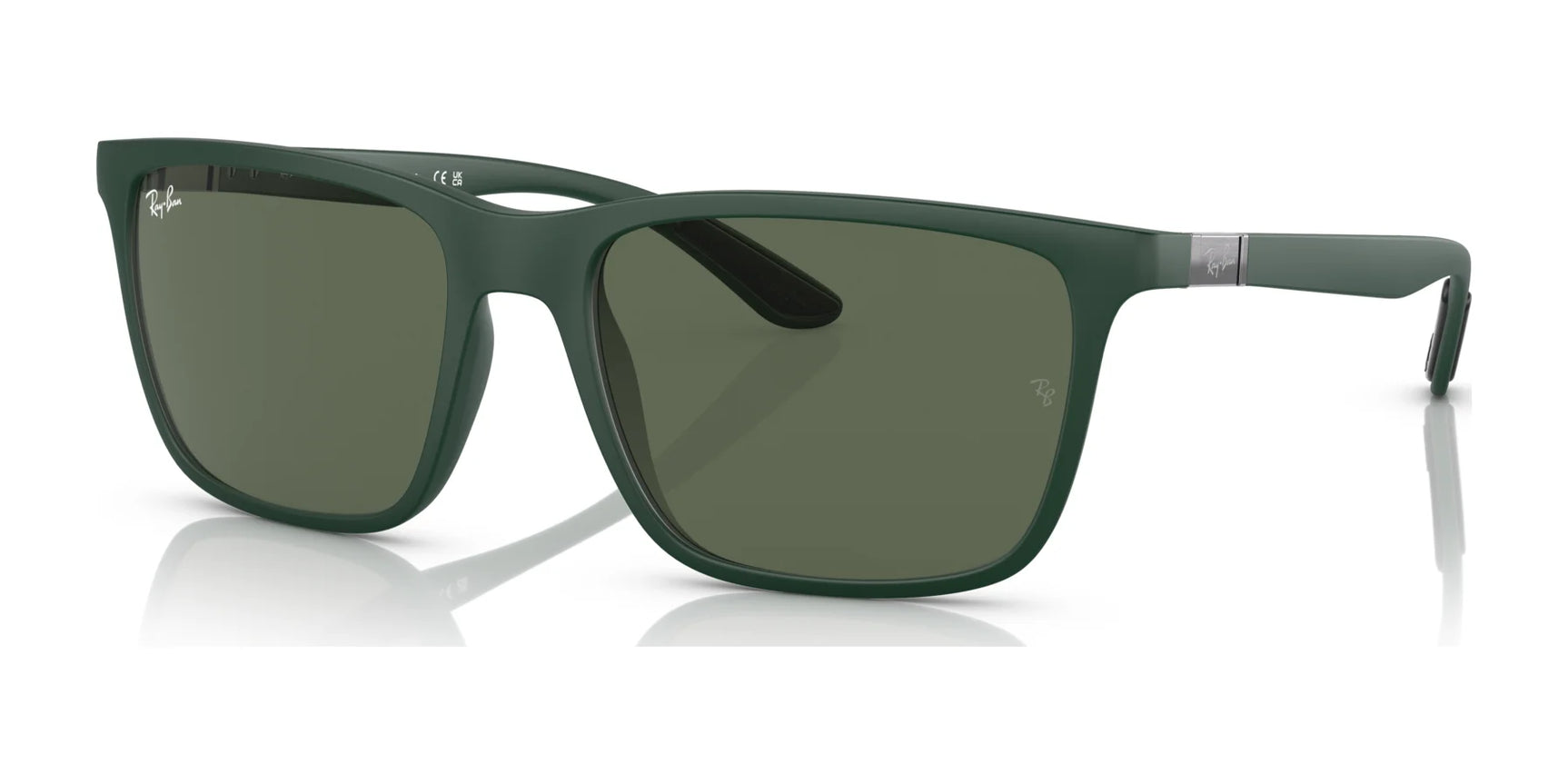 Ray-Ban RB4385 Sunglasses Green / Dark Green