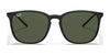 Ray-Ban RB4387 Sunglasses | Size 56 / Black №601/71 / Green (3N 12.9%)