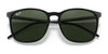Ray-Ban RB4387 Sunglasses | Size 56 / Black №601/71 / Green (3N 12.9%)