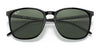 Ray-Ban RB4387F Sunglasses | Size 55 / Black №901/71 / Green Classic (3N 14.0%)