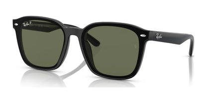 Ray-Ban RB4392D Sunglasses Black / Dark Green (Polarized)