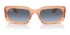 Ray-Ban KILIANE RB4395 Sunglasses | Size 54 / Black №667771 / Dark Green (3N 14.3%)