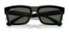 Ray-Ban WARREN RB4396 Sunglasses / Black №667771 / Dark Green (3N 14.3%) / Size 54