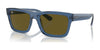 Ray-Ban WARREN RB4396 Sunglasses / Transparent Dark Blue №668073 / Dark Brown (3N 12.8%) / Size 54