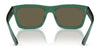 Ray-Ban WARREN RB4396 Sunglasses / Black №667771 / Dark Green (3N 14.3%) / Size 54