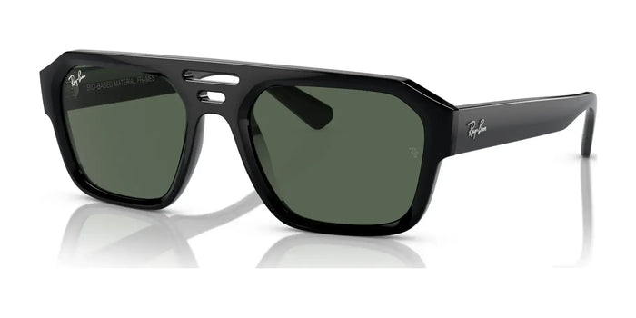 Ray-Ban CORRIGAN RB4397 Sunglasses | Size 54 / Black №667771 / Dark Green (3N 14.3%)