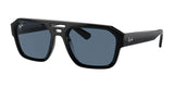 Ray-Ban CORRIGAN RB4397 Sunglasses Black / Dark Blue