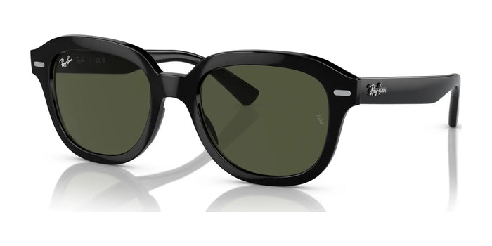 Ray-Ban ERIK RB4398 Sunglasses / Black №901/31 / Green (3N 13.2%) / Size 51