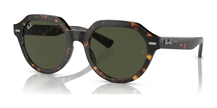Ray-Ban GINA RB4399 Sunglasses / Havana №902/31 / Green (3N 13.2%) / Size 51
