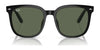 Ray-Ban RB4401D Sunglasses / Black №601/71 / Dark Green (3N 12.9%) / Size 55