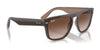 Ray-Ban RB4407 Sunglasses | Size 57 / Black Transparent №654571 / Dark Green (3N 14.3%)