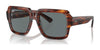 Ray-Ban MAGELLAN RB4408 Sunglasses | Size 54 / Striped Havana №139880 / Dark Blue (2N 20.2%)