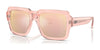 Ray-Ban MAGELLAN RB4408 Sunglasses | Size 54 / Transparent Pink №67286X / Light Violet/Rose Gold (2N 35.6%)