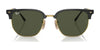 Ray-Ban NEW CLUBMASTER RB4416 Sunglasses / Black On Gold №601/31 / Green (3N 13.2%) / Size 51