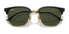 Ray-Ban NEW CLUBMASTER RB4416 Sunglasses / Black On Gold №601/31 / Green (3N 13.2%) / Size 51