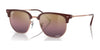 Ray-Ban NEW CLUBMASTER RB4416 Sunglasses / Bordeaux On Rose Gold №6654G9 / Gold/Red (Polarized) (2P 22.8%) / Size 51