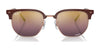 Ray-Ban NEW CLUBMASTER RB4416 Sunglasses / Black On Gold №601/31 / Green (3N 13.2%) / Size 51