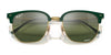 Ray-Ban NEW CLUBMASTER RB4416 Sunglasses / Black On Gold №601/31 / Green (3N 13.2%) / Size 51