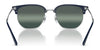 Ray-Ban NEW CLUBMASTER RB4416 Sunglasses / Black On Gold №601/31 / Green (3N 13.2%) / Size 51